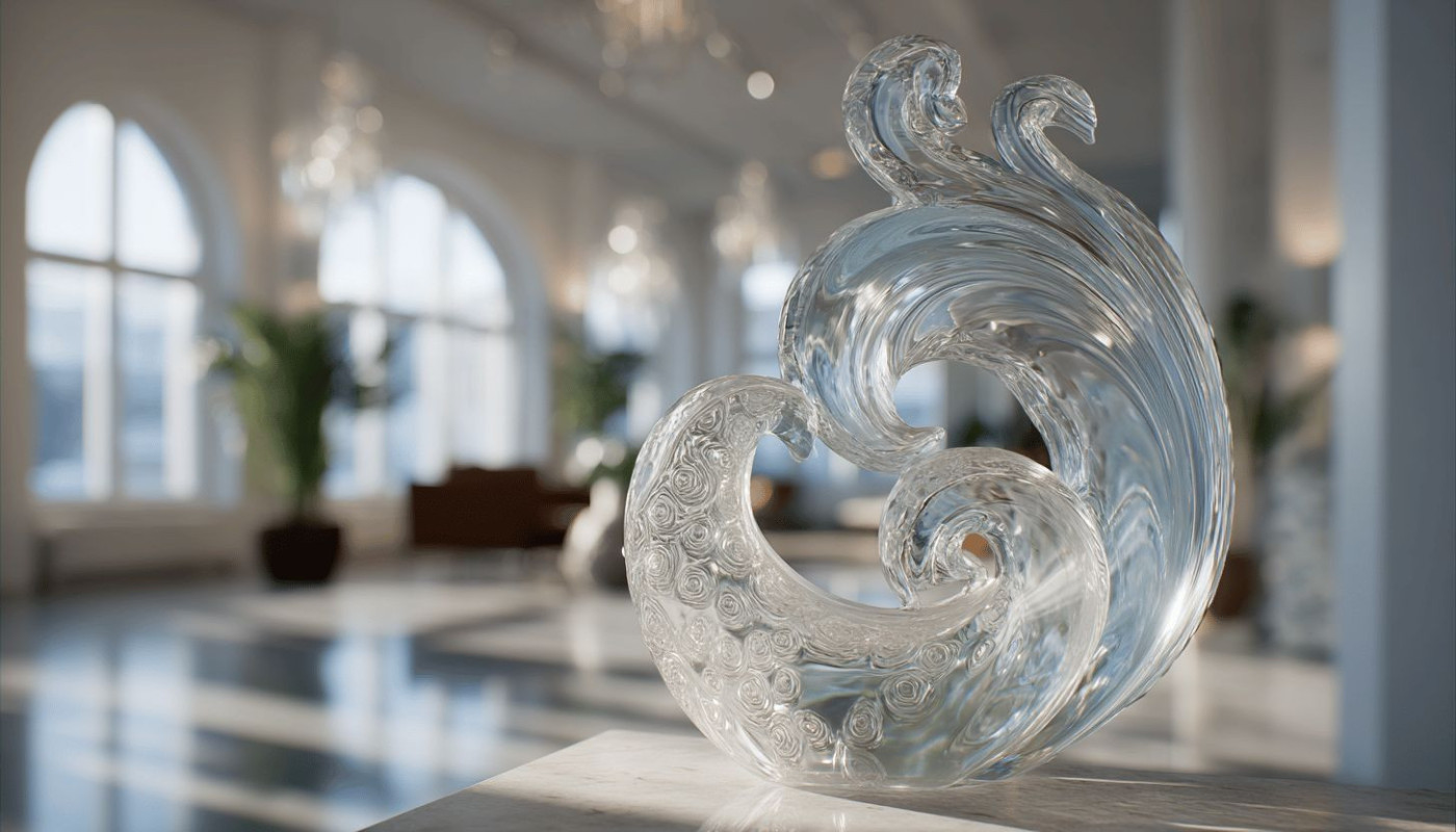 L'utilisation du verre dans l'art et le design contemporains